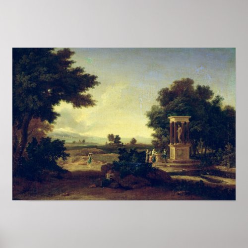 Idyllic Landscape Poster