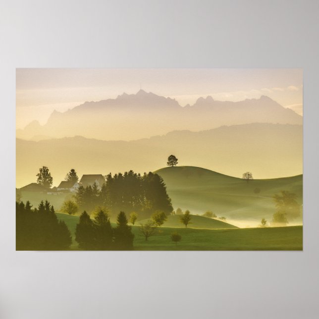 Idyllic Landscape | Switzerland, Säntis Poster (Front)