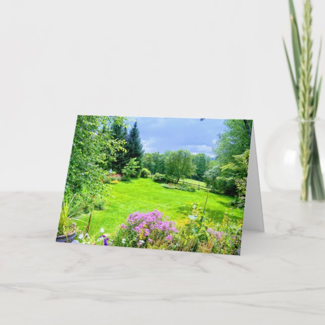 Idyllic Springtime Mother's Day Card (Front)
