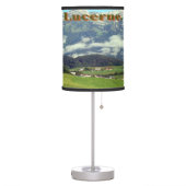 Idyllic Swiss Countryside lampshade Table Lamp (Left)