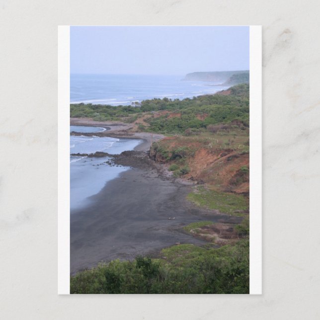 Idyllic tropical coast El Salvador Postcard (Front)