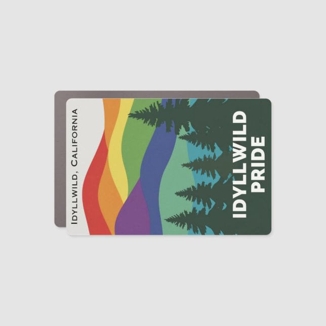 Idyllwild Pride Car Magnet (Front)