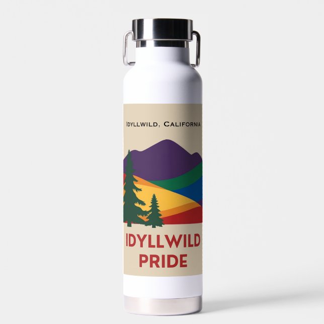 Idyllwild Pride Water Bottle (Front)