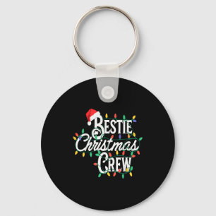 Ie Christmas Crew Funny Friend Matching Friends Keychain