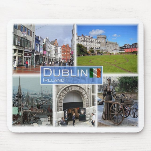 IE Ireland - Dublin - Mouse Pad (Front)