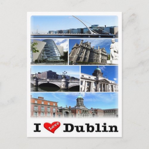 IE Ireland _ Dublin _ Postcard