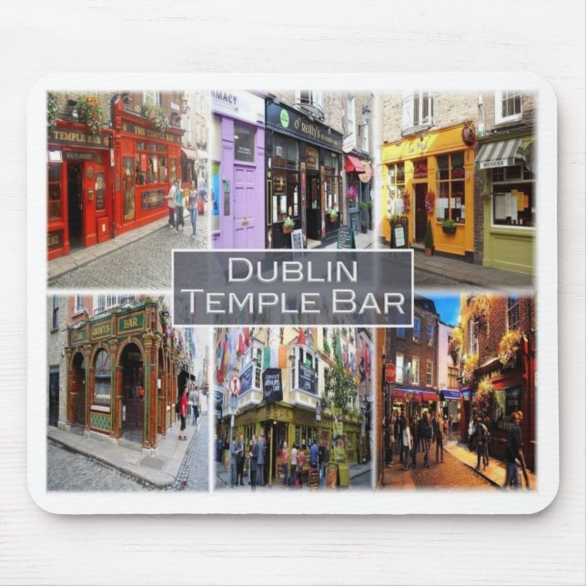 IE Ireland - Dublin - Temple Bar Dublin - Mouse Pad (Front)