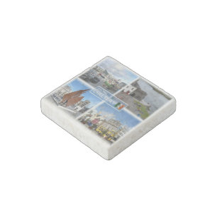 IE Ireland - Galway - Spanish Arch - Stone Magnet