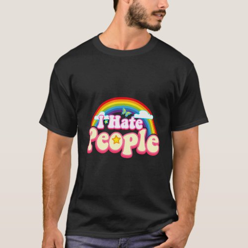 Ie People _ Rainbow Theme Introvert T_Shirt