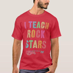 Ieach ROCKSTARS Band Vibeseacher Rocks My Musiceac T-Shirt