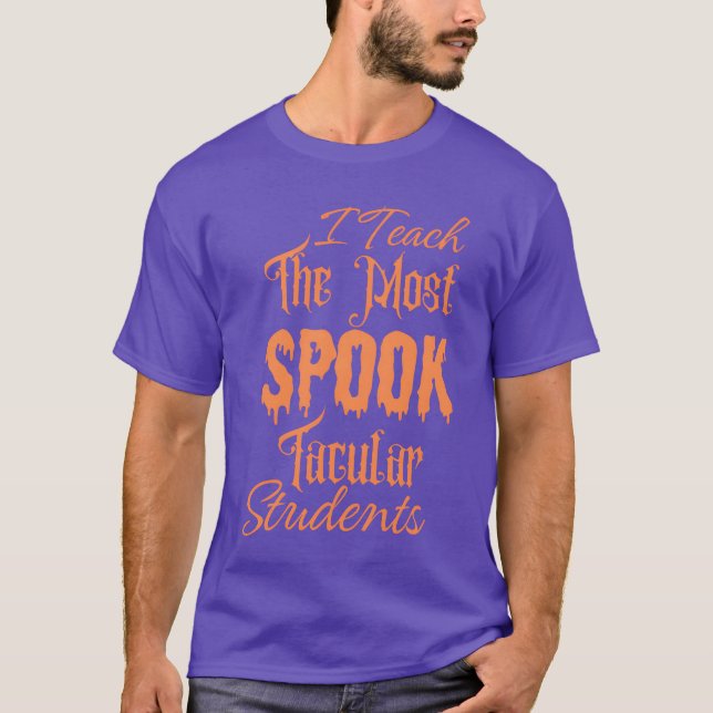 Ieachhe Most Spooktacular Students boy T-Shirt (Front)