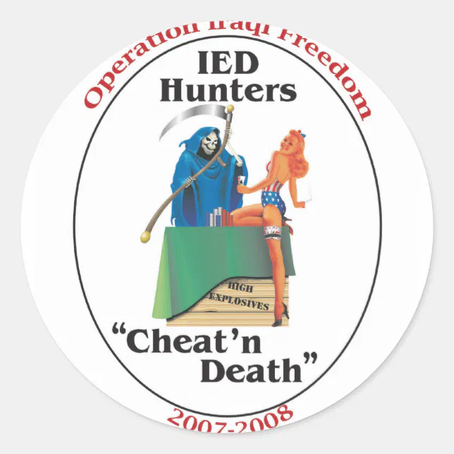 Ied Sticker IED Hunters Stickers | Zazzle