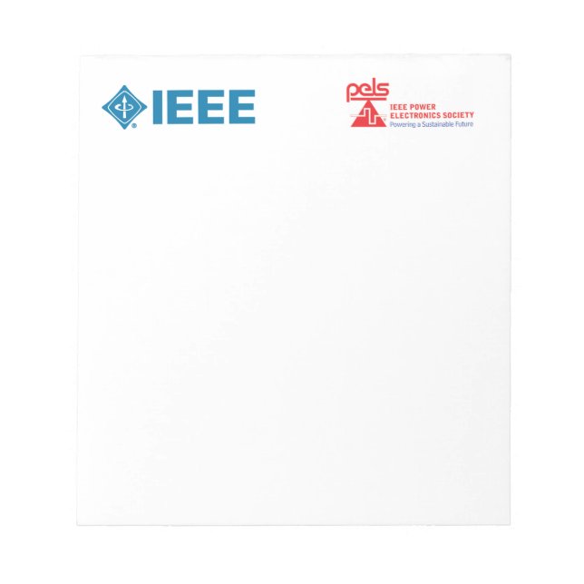IEEE PELS Note Pad (Front)
