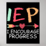 IEP Encourage Progress Special Education Teacher Poster