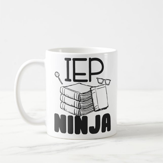 IEP Ninja Special Education Teacher Coffee Mug Men (Left)