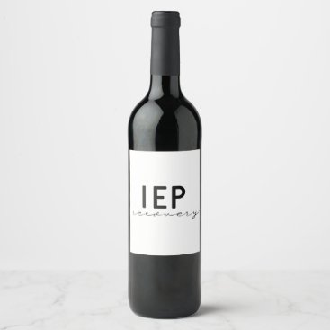 IEP Recovery Wine Label