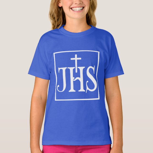 Iesus Hominum Salvator T-Shirt (Front)