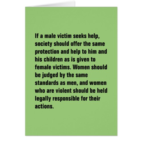 If A Male Victim Seeks Help Society Should 