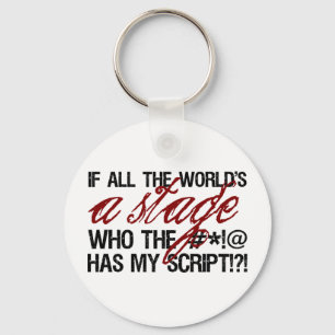 If all the world's a stage ... keychain