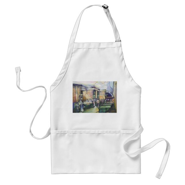 If Art Denies Form, Then Grace Will Furnish It Adult Apron (Front)