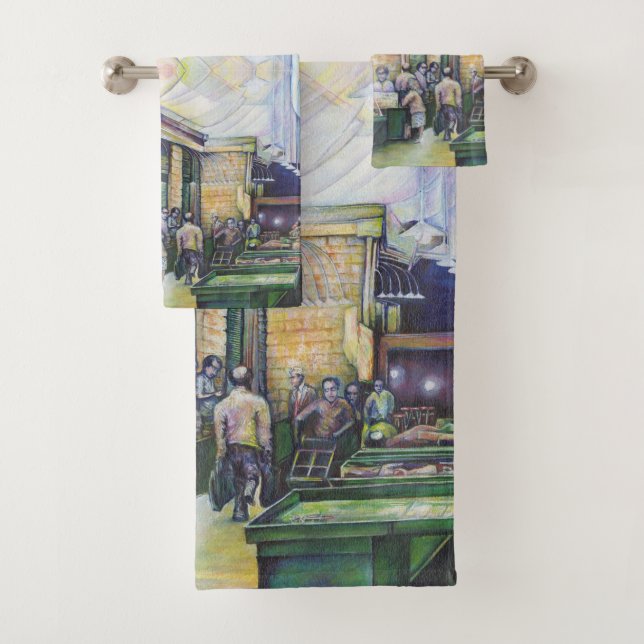 If Art Denies Form, Then Grace Will Furnish It Bath Towel Set (Insitu)