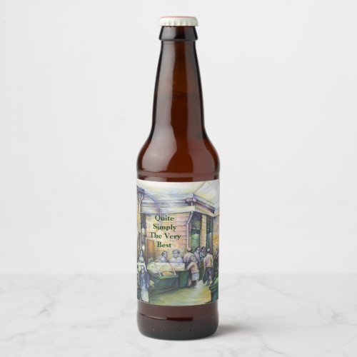 If Art Denies Form Then Grace Will Furnish It Beer Bottle Label