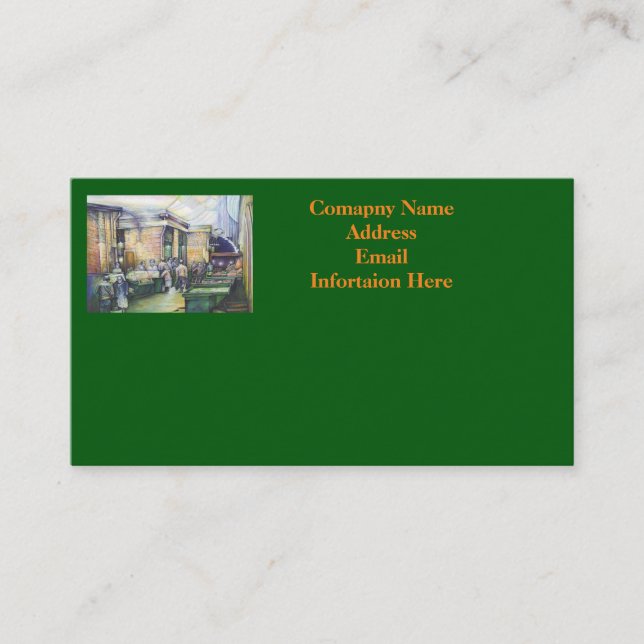 If Art Denies Form, Then Grace Will Furnish It Business Card (Front)