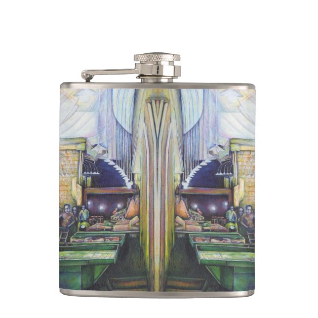 If Art Denies Form, Then Grace Will Furnish It Flask (Front)