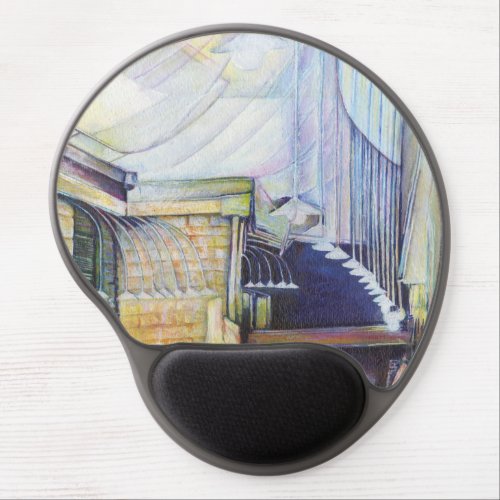 If Art Denies Form Then Grace Will Furnish It Gel Mouse Pad
