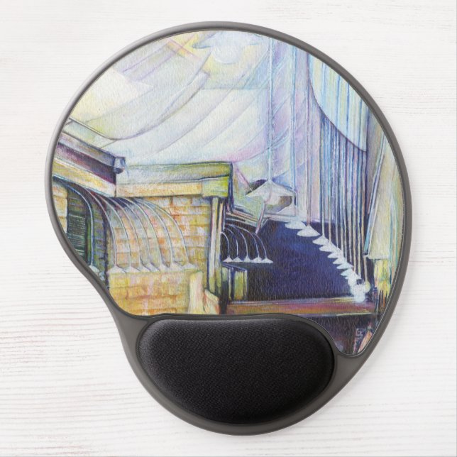 If Art Denies Form, Then Grace Will Furnish It Gel Mouse Pad (Front)