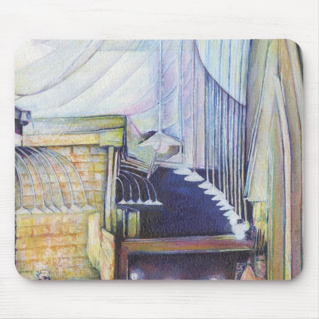 If Art Denies Form, Then Grace Will Furnish It Mouse Pad (Front)