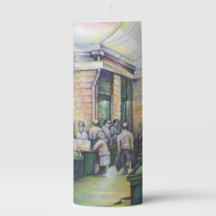 If Art Denies Form, Then Grace Will Furnish It Pillar Candle