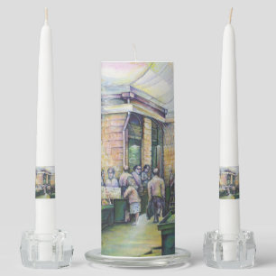 If Art Denies Form, Then Grace Will Furnish It Unity Candle Set