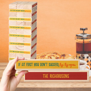 If at First You Don't Succeed Summer Bright Family Topple Tower