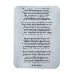 If By Rudyard Kipling Magnet at Zazzle