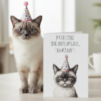 If Cats Could Send Birthday Cards
