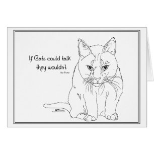 If Cats Could Talk Cards