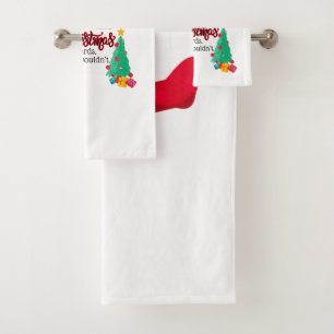 If Cats Would Send Christmas Cards, They Wouldn't Bath Towel Set