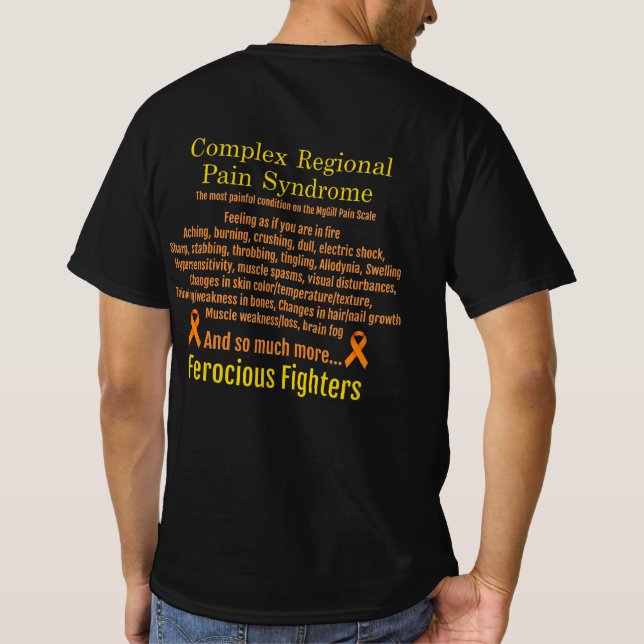 If CRPS was a year, 2020 awareness T-shirt (Back)