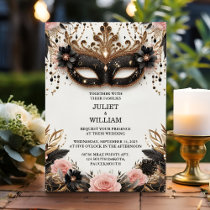 If Dress Code Prom Costume Masquerade Ball Wedding Invitation