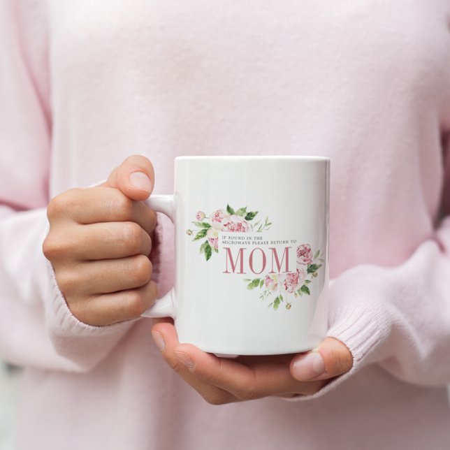 If Found in the Microwave Funny Mom | Photo  Coffee Mug (Creator Uploaded)