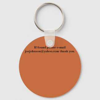 If found please e-mail keychain