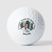 Funny If Lost Return To Men Face Photo Golf Balls