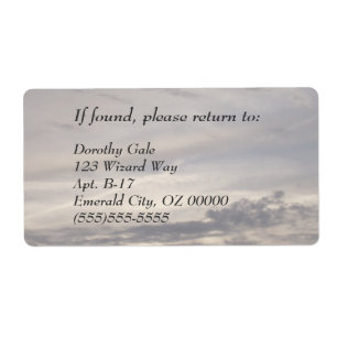 If Found Return To Label