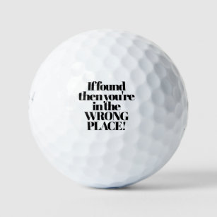 🤣 Some golf balls with funny messages on them! ##funnymessage