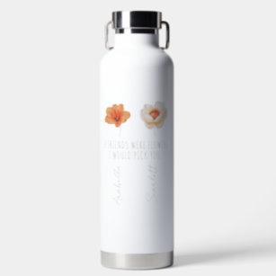 Rapunzel, Besties 4Ever Stainless Steel Water Bottle, Zazzle