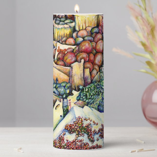 If God had made it any better, She would have kept Pillar Candle (In Situ)