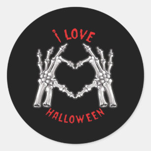 If Had Feelings They For Skeleton Hand Heart Classic Round Sticker