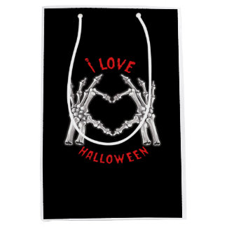 If Had Feelings They For Skeleton Hand Heart Medium Gift Bag