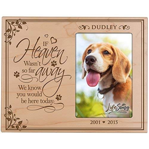 If Heaven Wasnt Pets Maple Picture Frame
